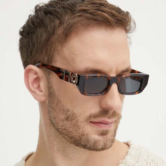 Off-White Women Sunglasses Havana Grey Square OERI124 FILLMORE 6007 BRAND NEW main image 5